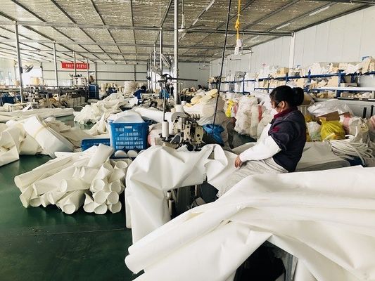 Nhà máy thép phớt túi lọc / túi lọc polyester cho nhà máy xi măng