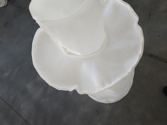 Túi lọc chất lỏng polyester trắng Zipper cho xử lý nước