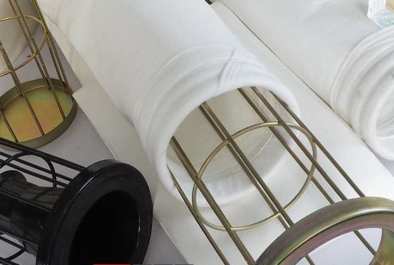 Túi lọc bụi Polyester 550GSM chống mài mòn cho nhà máy xi măng
