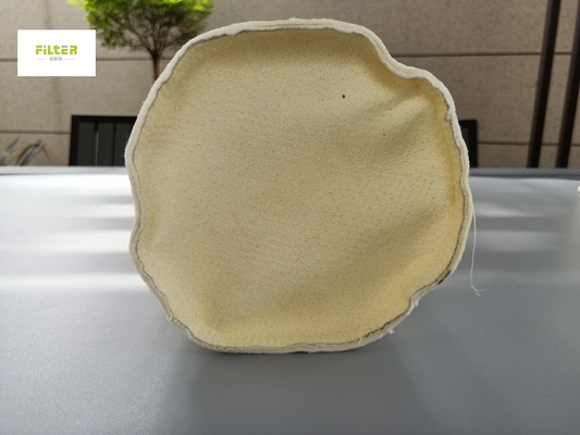 Anti Alkali Air Filter Bag Acrylic Nomex Fibreglass Calendering