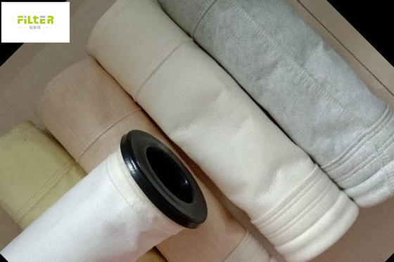 Túi lọc Polyester P84 không dệt cho ngành công nghiệp Nhà máy xi măng Nhà máy thép