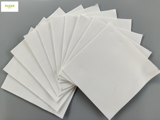 Túi lọc vải nỉ không dệt 550GSM Polyester chống axit kích thước 130mmX2500mm