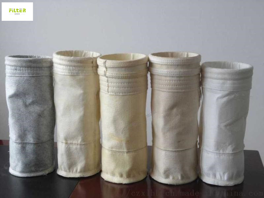 Túi lọc sợi thủy tinh nhiệt độ cao cho bụi thép bụi xi măng
