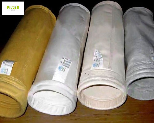 Túi lọc PPS bằng sợi thủy tinh Nomex PTFE Kiểm soát ô nhiễm 500gsm