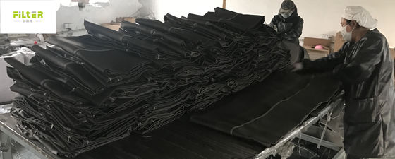 Túi lọc sợi thủy tinh màu đen cho khả năng chống ăn mòn của nhà máy xi măng