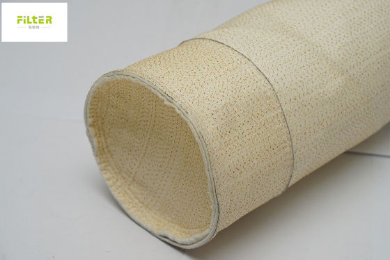 Túi lọc bụi Nomex Aramid PPS P84 PTFE 450-550g cho ngành công nghiệp xi măng