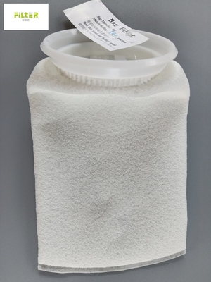 Túi lọc chất lỏng nylon PE với NHẪN Plasic hoặc SS304