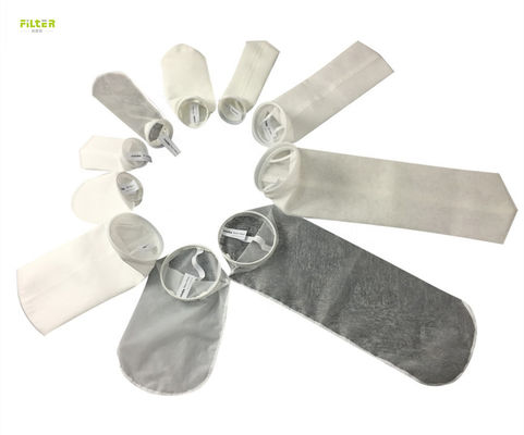 Túi lọc chất lỏng nylon PE với NHẪN Plasic hoặc SS304