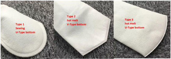 Tất lọc chất lỏng 100 Micron PP tùy chỉnh với đáy chỉ may