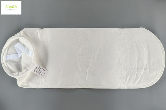 Túi lọc chất lỏng chỉ khâu với SS304 Ring 25 Micron PP