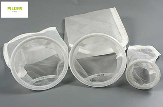 Túi lọc chất lỏng Pp Polyester Mesh Chất lỏng chống kiềm để lọc 0,1 - 300um