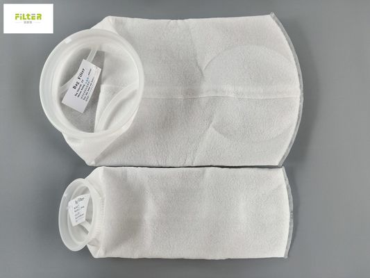 Túi lọc chất lỏng 7 "X32" 5, 10, 25, 50, 100 Micron với vòng PP F