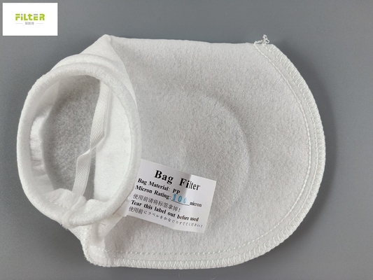 Túi lọc chất lỏng PP 100 Micron với vòng thép SS304